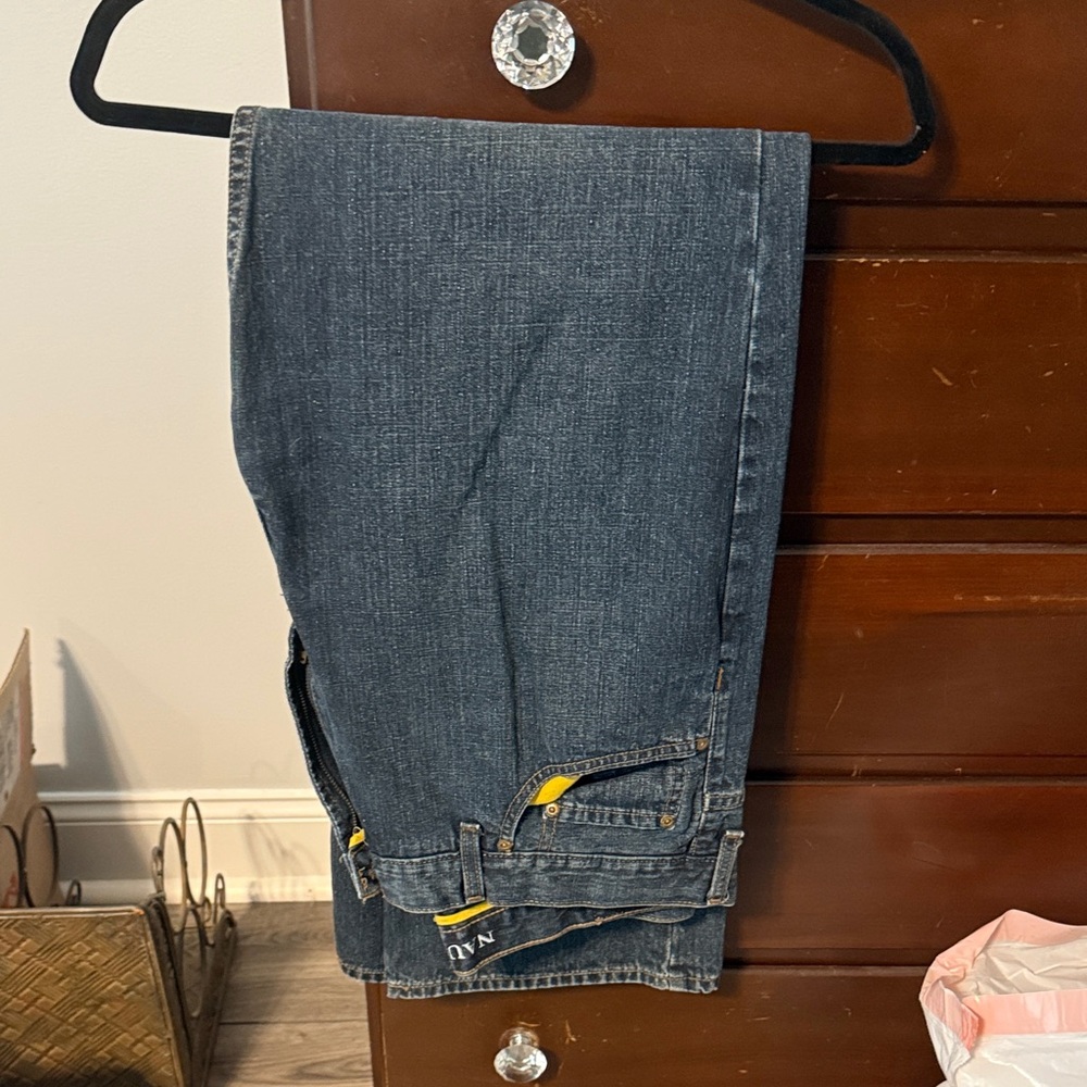 Nautica Navy Denim with Bright Yellow Accent